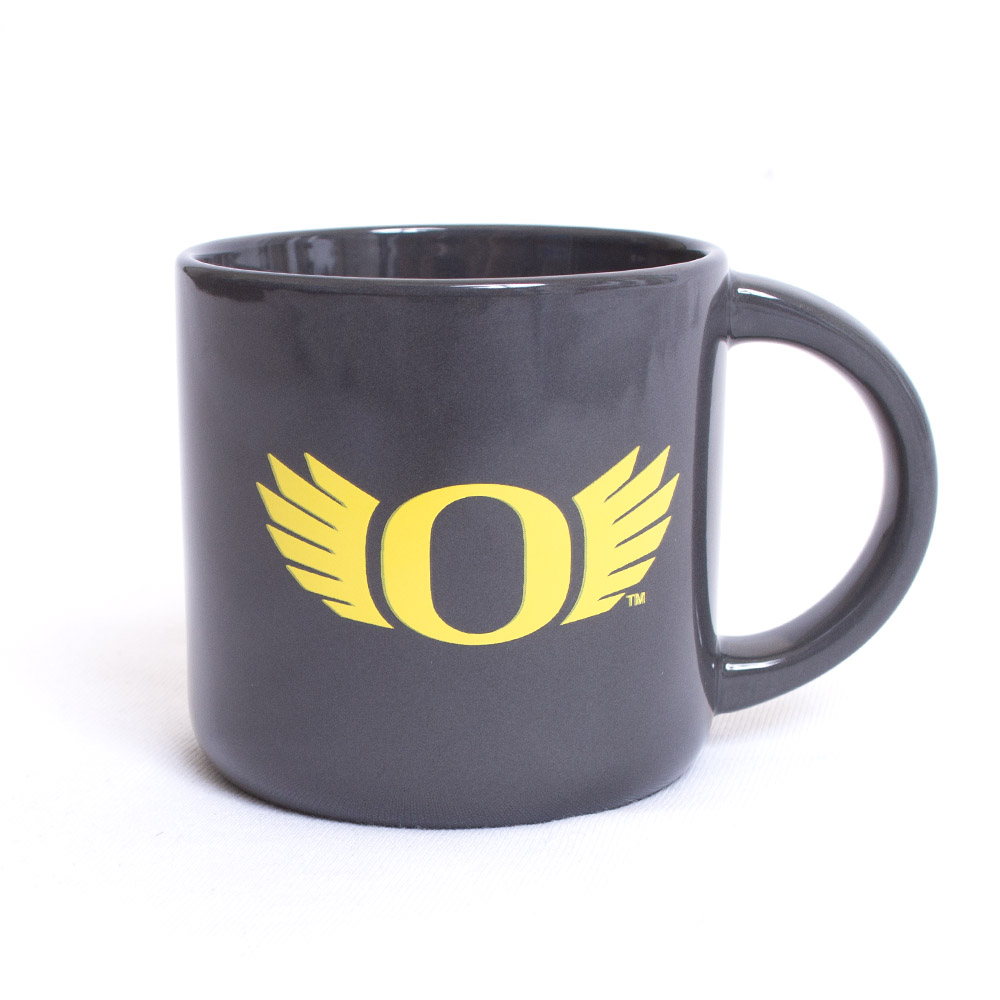O Wings, Spirit Product, Grey, Traditional Mugs, Ceramic, Home & Auto, 14 ounce, Classic, Cafe, 834106